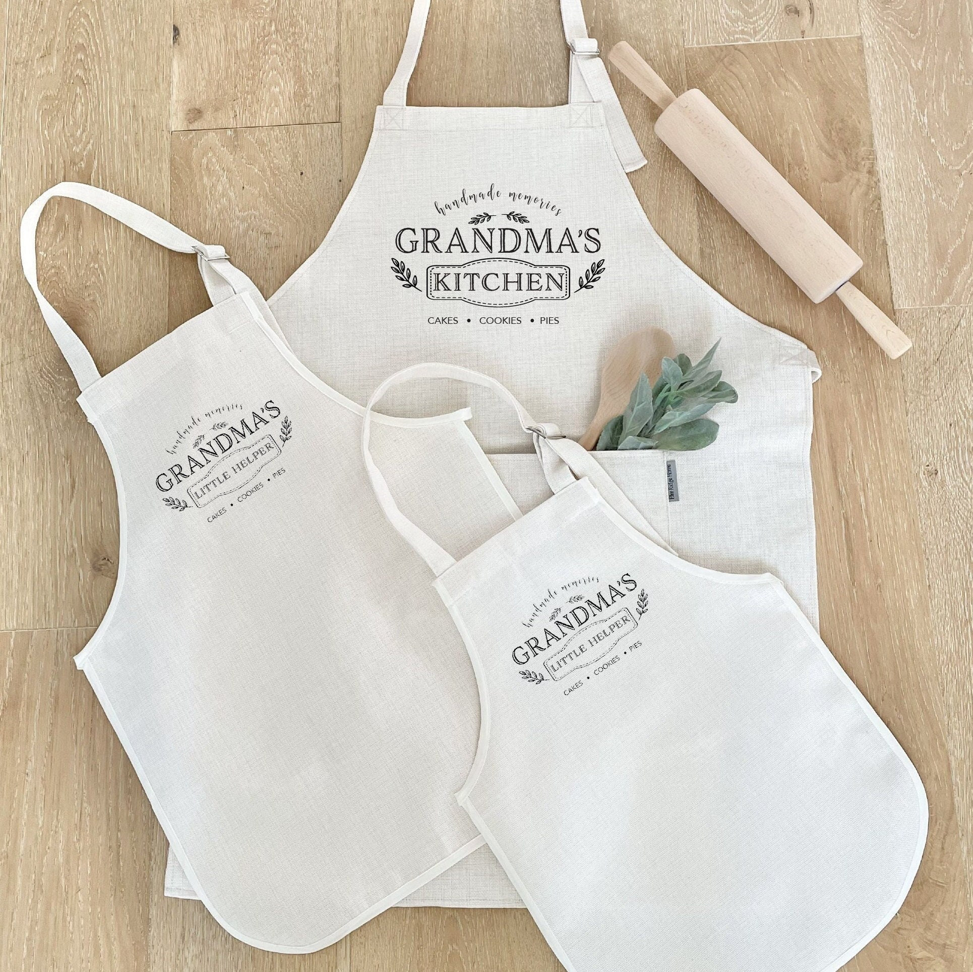 Grandma's Kitchen Where Memories Are Made - Gift For Mom, Gift For Grandma  - Personalized Apron