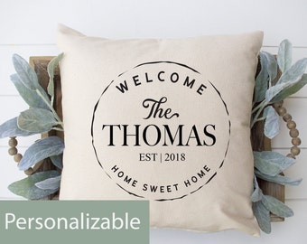 Welcome Throw Pillow | Welcome Pillow | Realtor Closing Gift