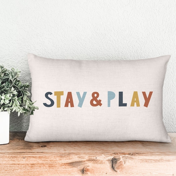 Playroom Pillow Etsy