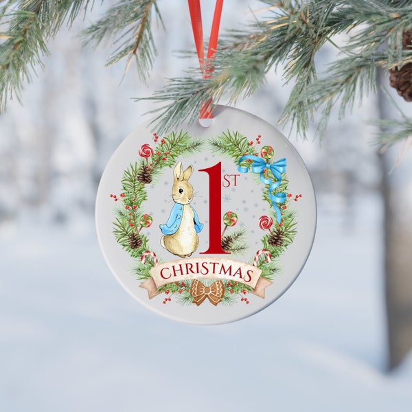 Peter Rabbit Tree Ornament Etsy