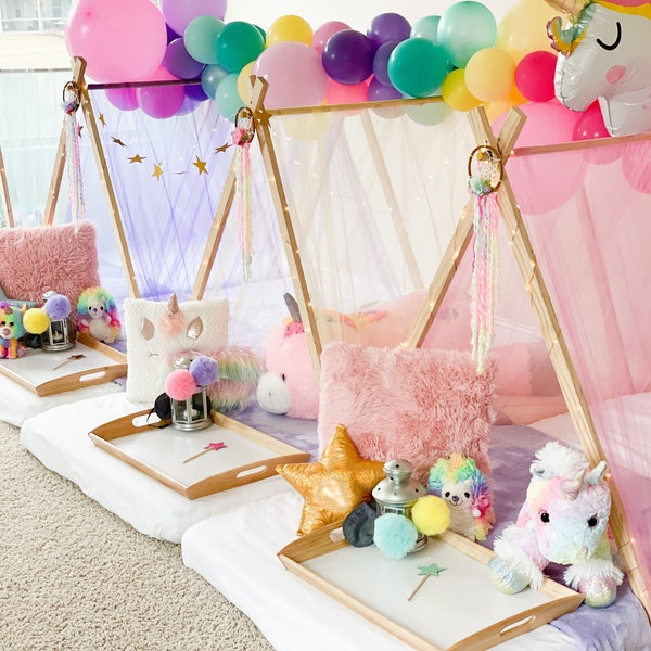 Slumber Party Tents, Sleepover Tents, Teepee Tents for Kids, FREE Fairy Lights