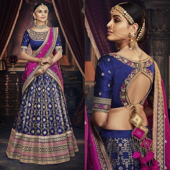 backless lehenga choli
