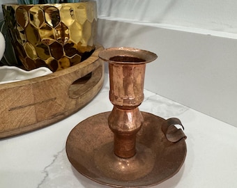 Brass candlestick holder