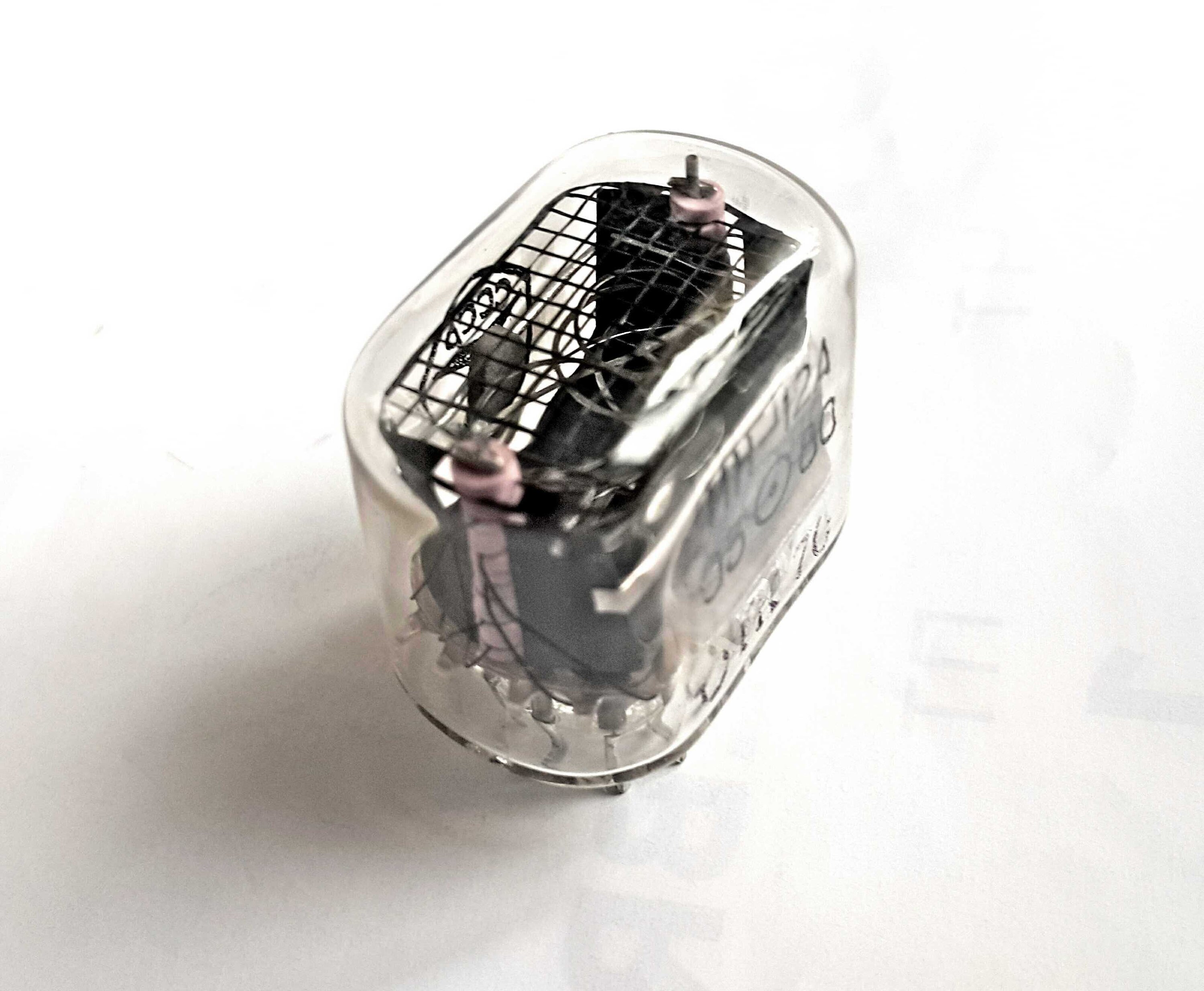 20 Tubi Nixie INS-1 URSS NOS Lampadine Al Neon Per Orologi E Indicatori Luminosi - Vintage