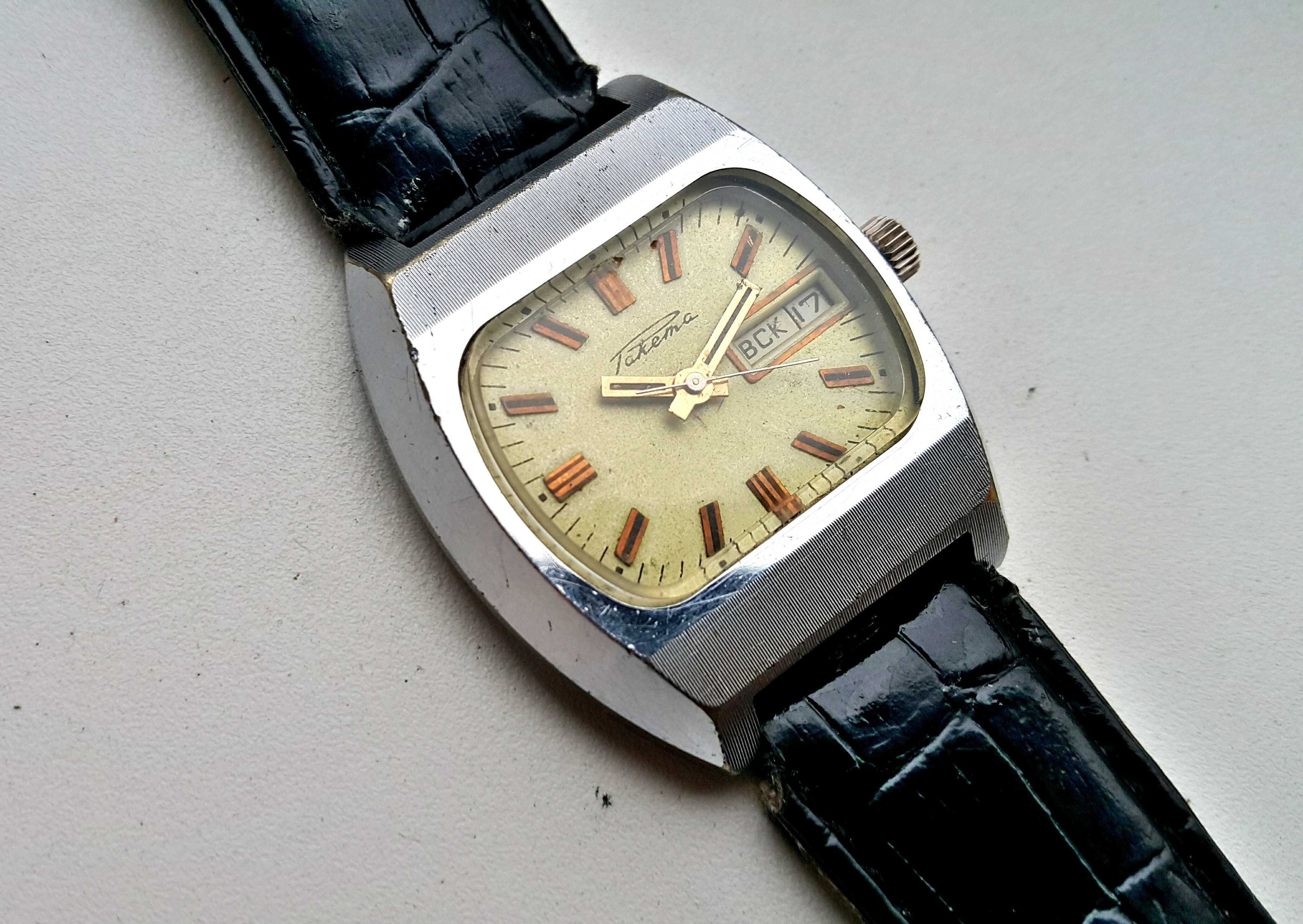 Mens Wind up Watches Etsy