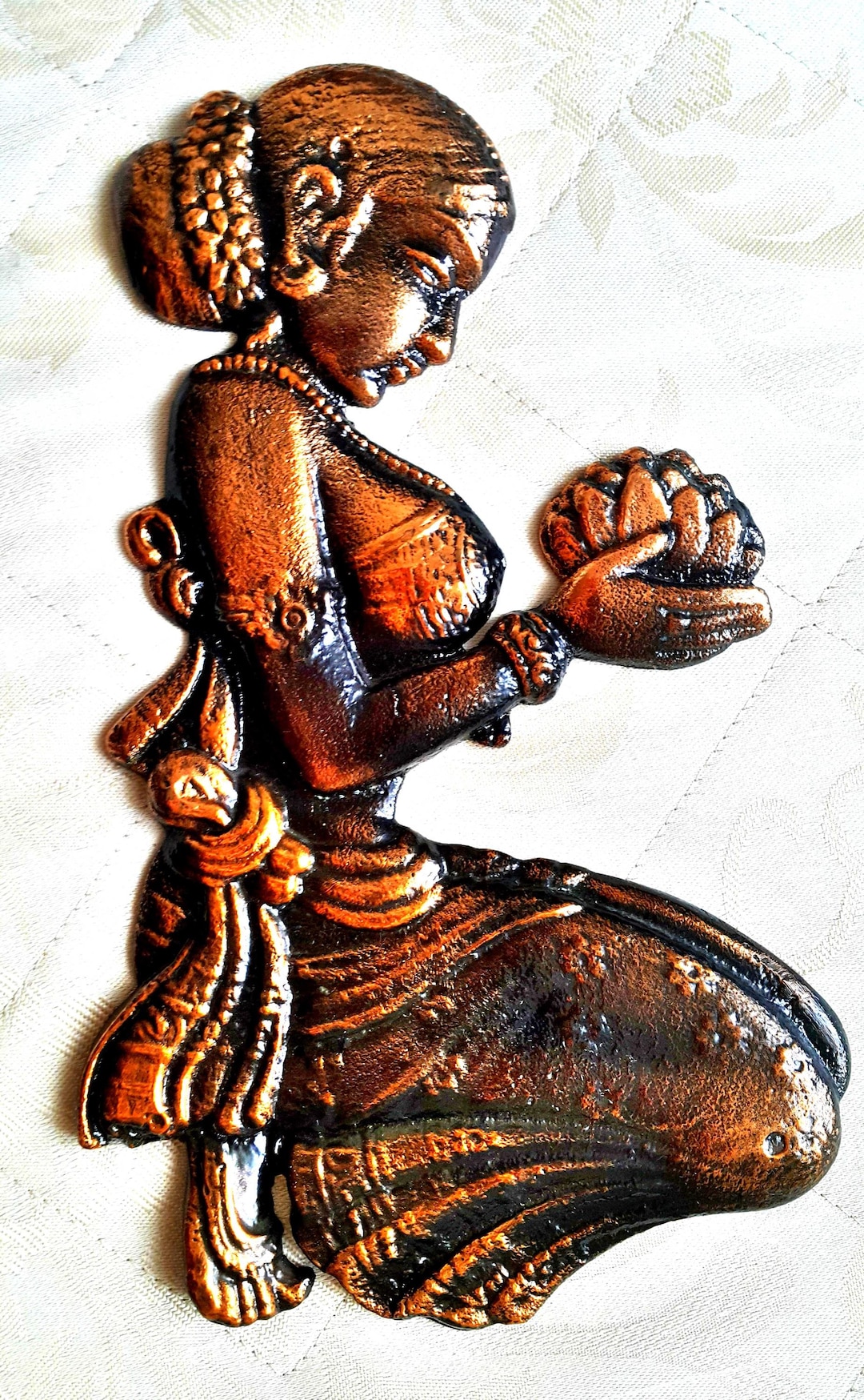 Metallic Naked Girl,figurine Sexy Women,nude Lady Sculpture,undressed