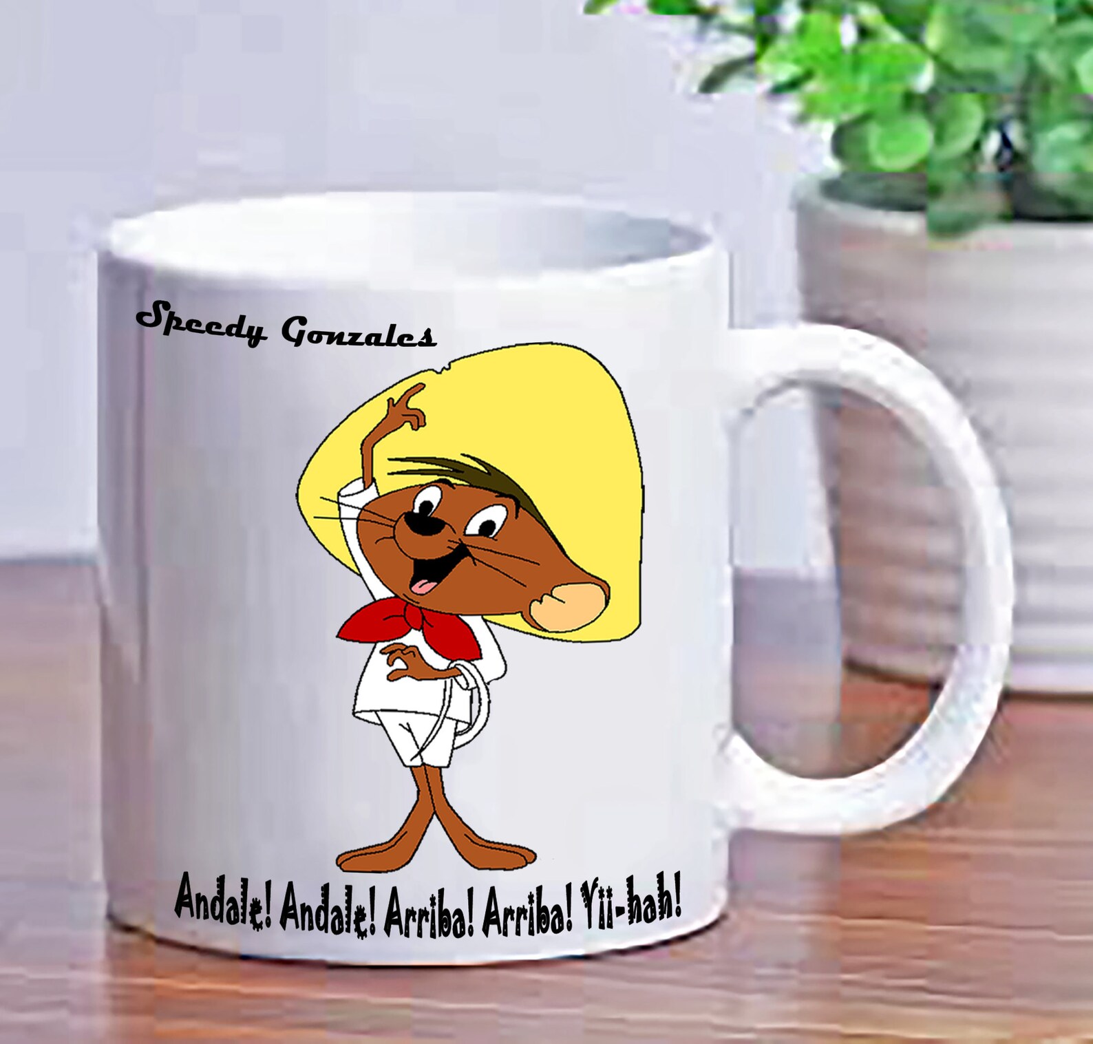Personalized Gift Mouse Speedy Gonzales Cheese Arriba TV Show Etsy