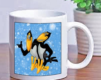 Personalize Heckle and Jeckle Crows Classic Cartoons Ceramic Collectible Coffee Cup Mug Free Gift