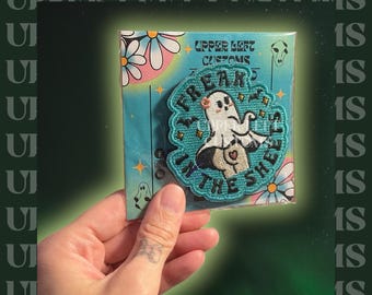 Limited Edition Glow Ghost Patch V2 | Glow in the Dark Embroidered 3” Patch For Car Headliner - ALL SALES FINAL