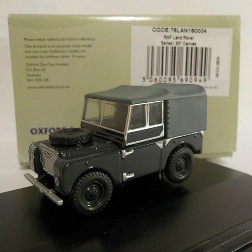 Car 176 Scale Model Oxford Diecast 1/76 Land Rover 5 Piece Set 