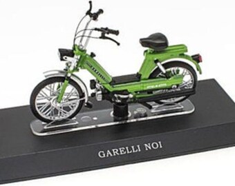 Mobylette GARELLI NOI 1/18 Leo Models Miniature Scooter Moto M013 