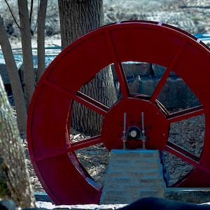 Vattenhjul; Sillränna i Pembroke, Massachusetts