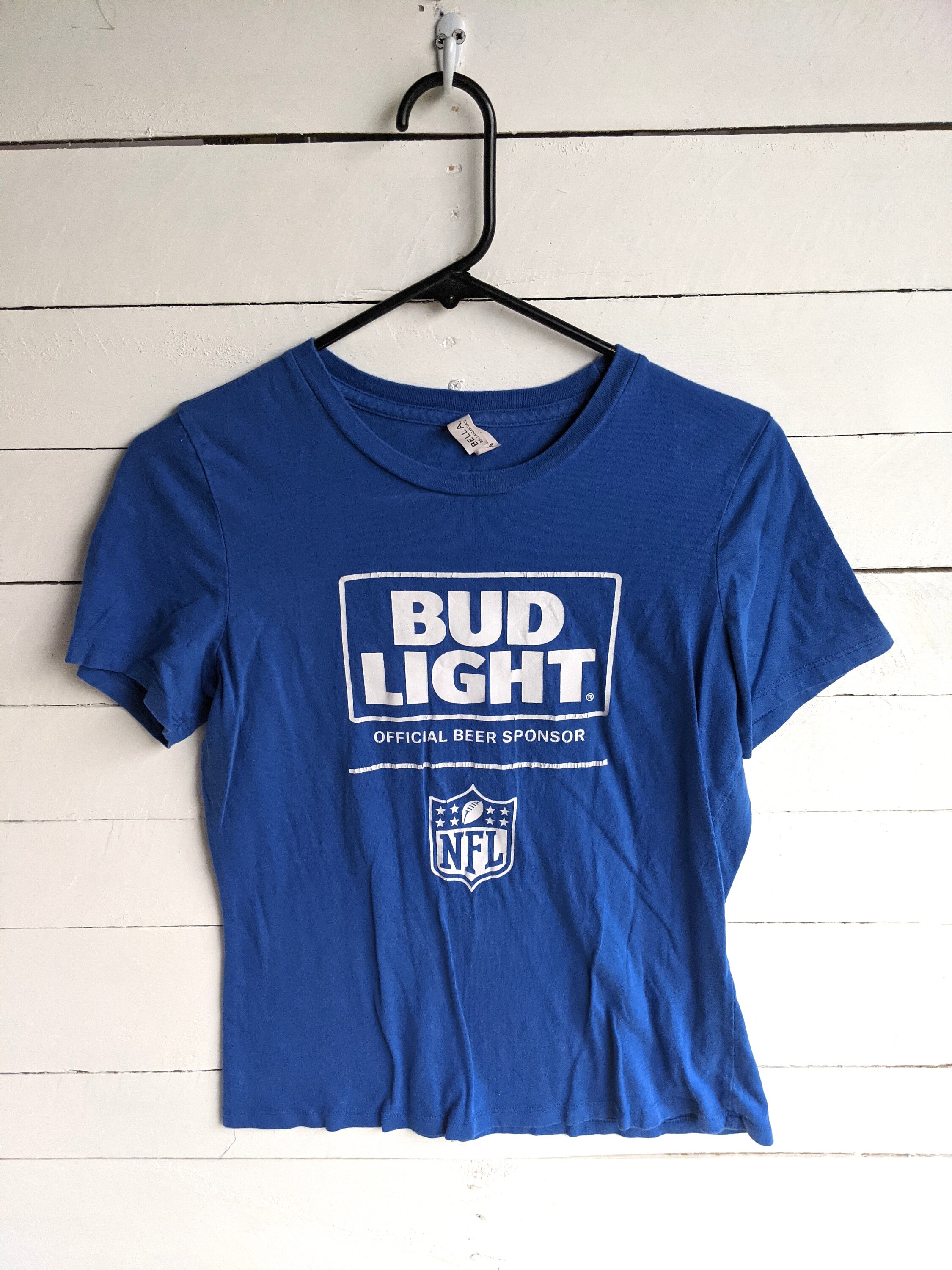 Bud Light NFL Beer T-shirt Size Small 