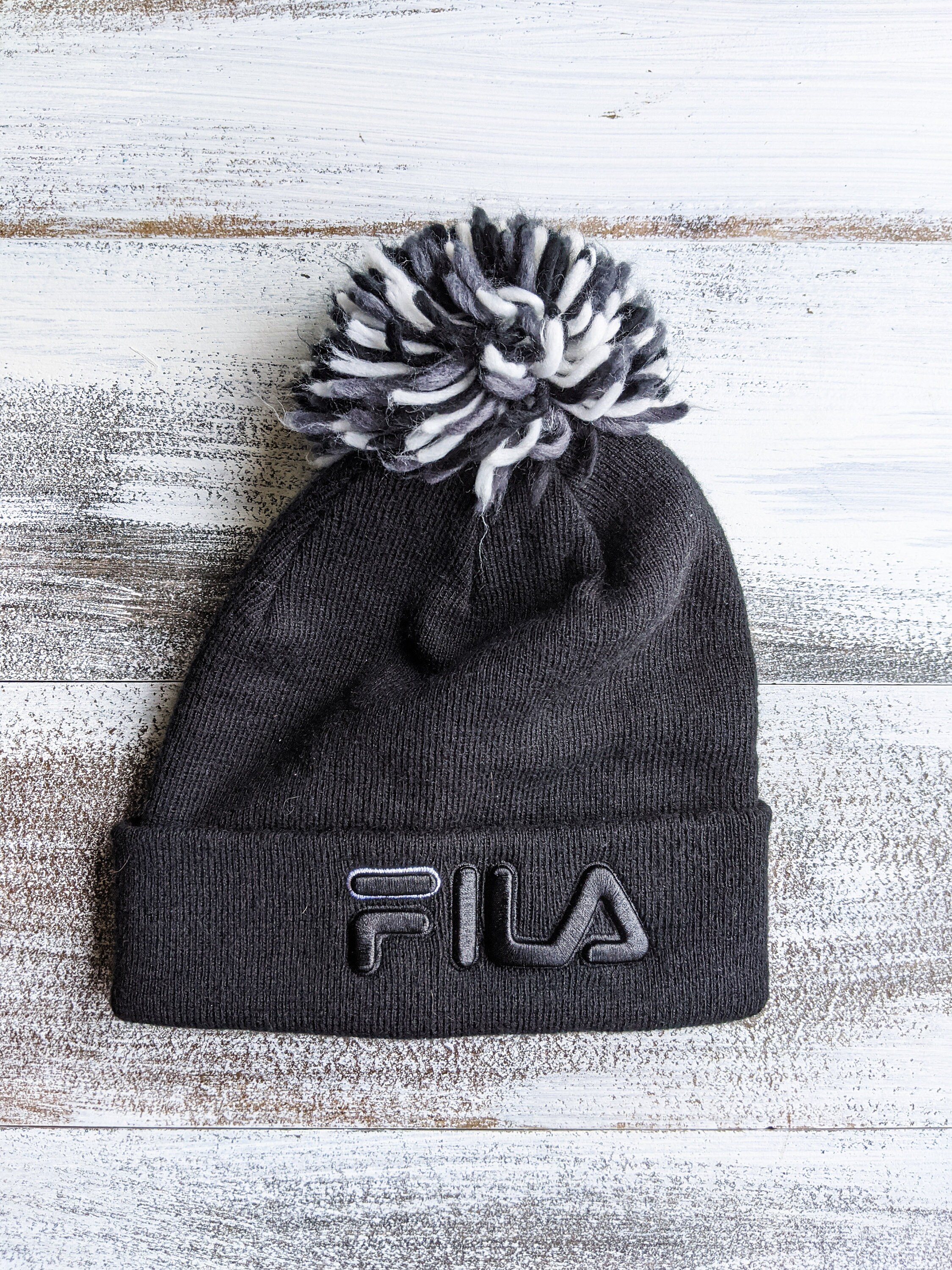 Fila Beanie Winter Tam Hat Vintage Fila 