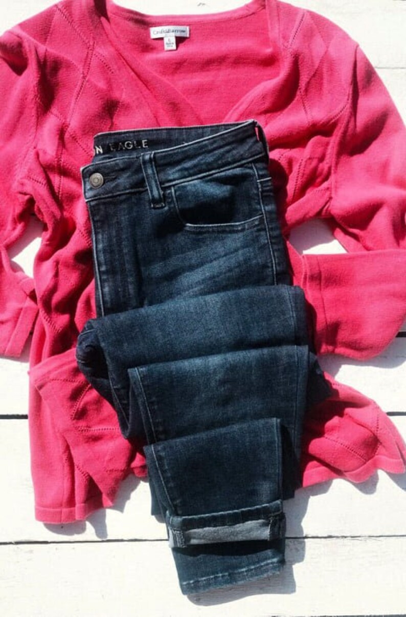 High Waisted Skinny Jeans Size 8 Curvy 