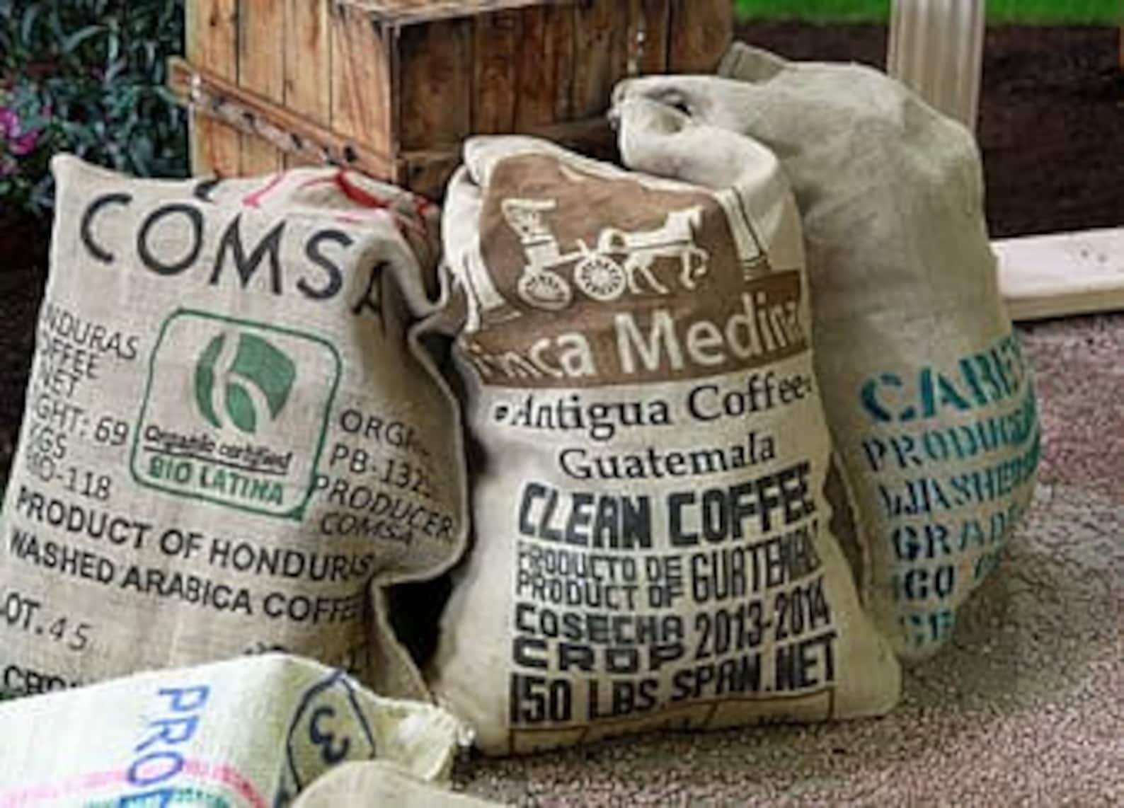 Heavy Duty Jute Sack Burlap Coffee Bean Bag Bulk Coffee Etsy
