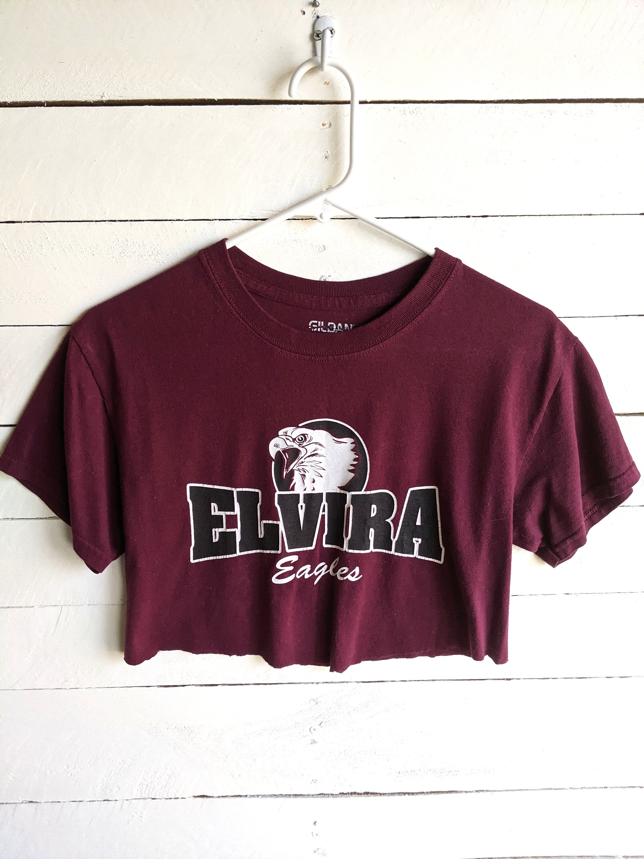 School Spirit T-shirt Elvira Eagles Belly Shirt School - Etsy Denmark
