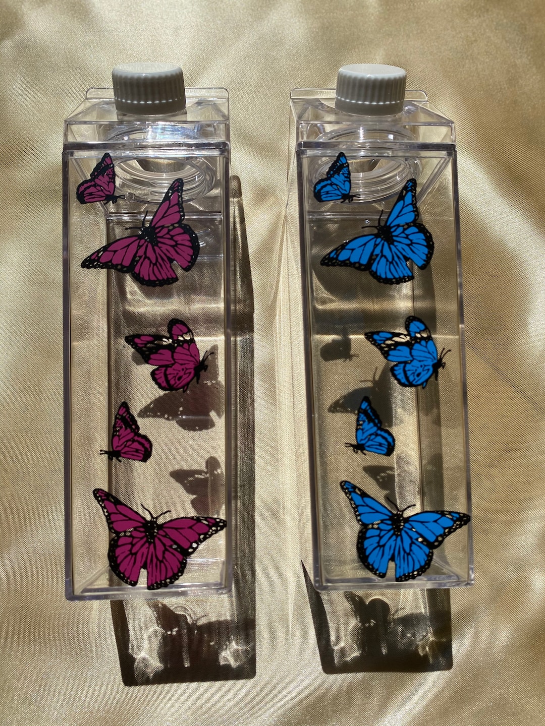 Butterfly Water Bottle Etsy