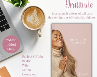 Personalized Black Women Journal Gratitude Mature Black Woman Christian Gifts Bible Study Notebook 2026 Planner Thoughtful Christmas Mom