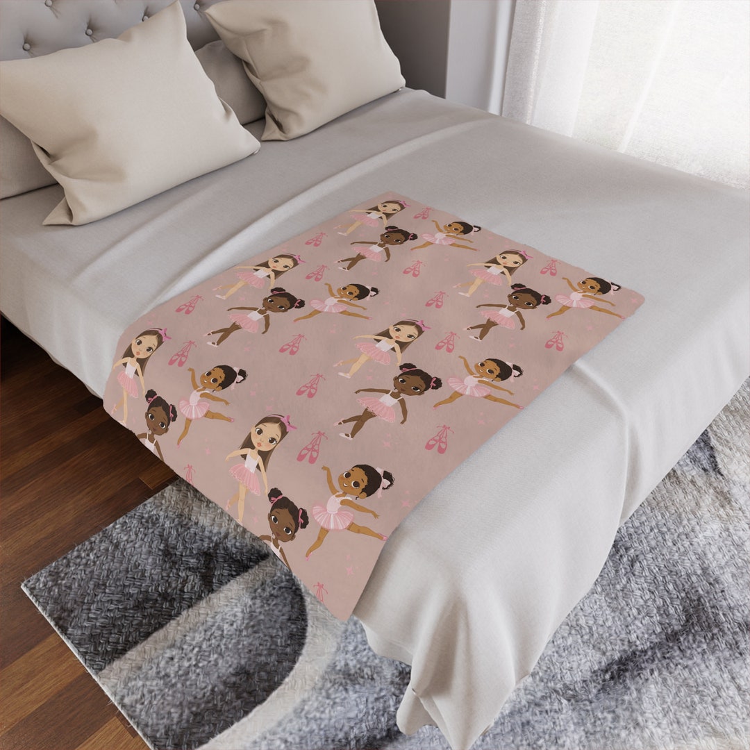 Black Girl Minky Blanket Melanin Girl Throw Blanket Latina Aesthetic