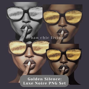 Schöne schwarze Mädchen PNG Transparent Afroamerikaner Clipart Schwarze Silhouette Schwarze Gesichter Boho Chic Schwarze Frauen Sublimation Digitale Kunst