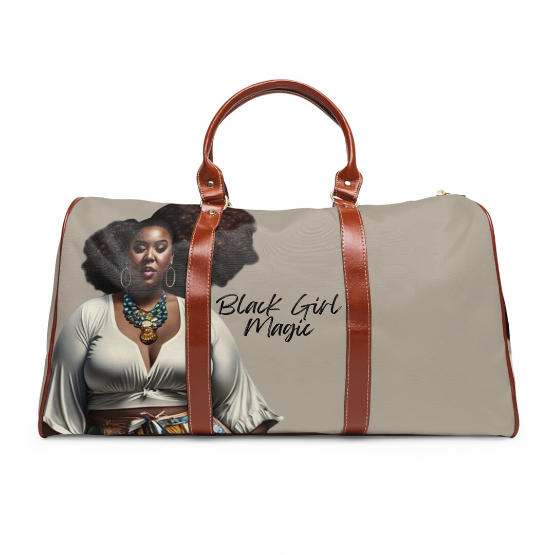 Melanin Travel Bag, Black Girl Travel Bag, Black Owned Shops, Travel