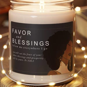 Black Girl Magic Modern Candle Soy Candle Black Owned Shops African American Gift for Black Mama Scented Candle Melanin Boss Babe Gift