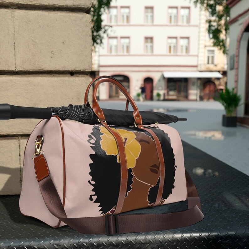 Black Girl Travel Bag Weekender Bag Black Girl Magic Black Etsy