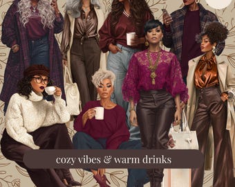 Schönes schwarzes Mädchen (PNG, transparent) Clipart von älteren schwarzen Frauen, reife schwarze Frauen in den Wechseljahren, Modepuppe