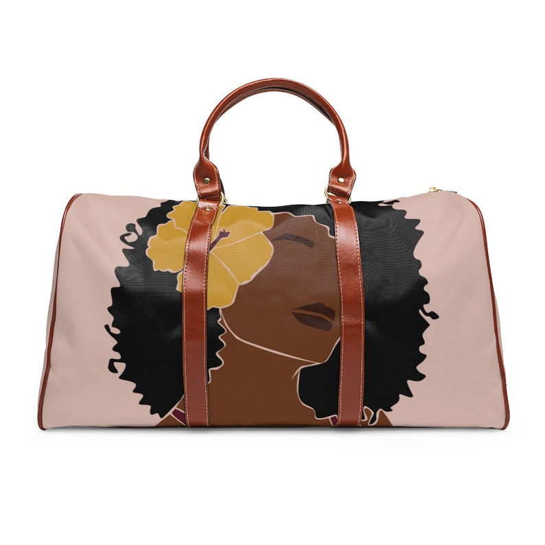 Black Girl Travel Bag Weekender Bag Black Girl Magic Black Etsy