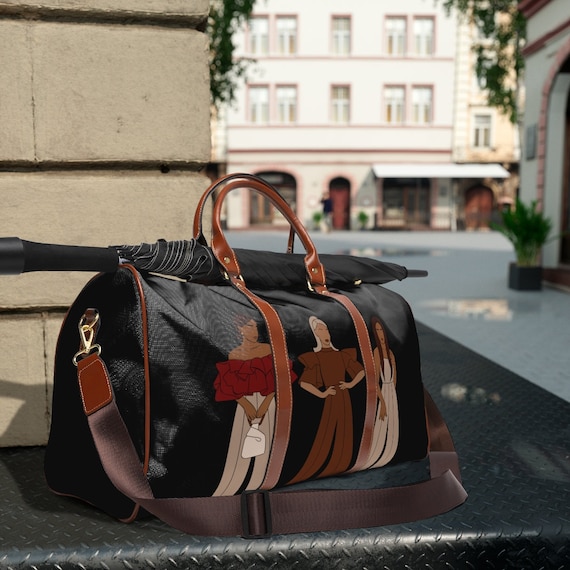 Black girl top duffle bag