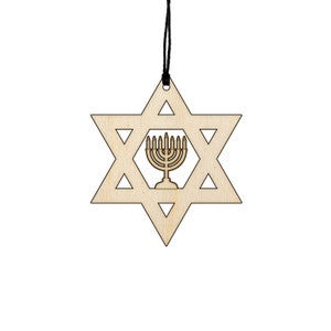 Star of David Ornament Hanukkah Gift, Home Decorations, Party Gifts, Festive Hanukkah, Personalized Hanukkah, Custom Hanukkah image 3