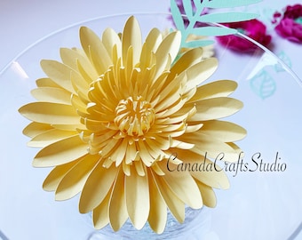 Aster Small Paper Flower Template 86