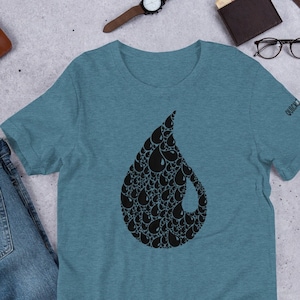 MTG Mana | Island Mana | Blue Mana | Short-Sleeve Unisex T-Shirt