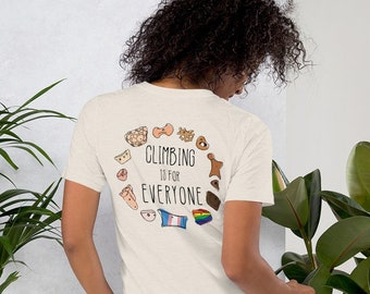 Climbing is for Everyone - Back Print | Rock Climbing | Climbing | Bouldering