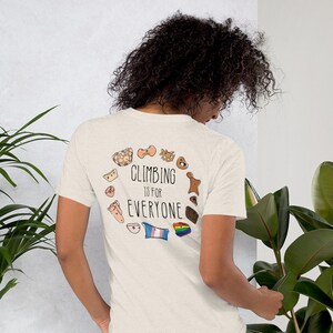 Climbing is for Everyone - Back Print | Rock Climbing | Climbing | Bouldering