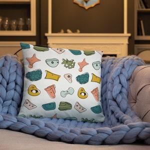 Rock Climbing Holds Throw Pillow - All Over Print