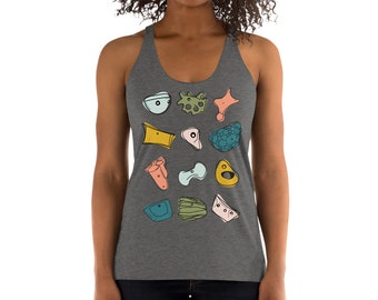 Rock Climbing Holds - Women's Racerback Tank