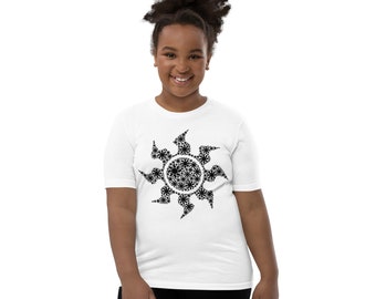 MTG White Mana Kid's Shirt | Plains Mana | White Mana | Short-Sleeve Unisex T-Shirt