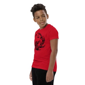 MTG Red Mana Kid&#39;s Shirt | Mountain Mana | Red Mana | Short-Sleeve Unisex T-Shirt