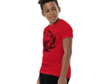 MTG Red Mana Kid's Shirt | Mountain Mana | Red Mana | Short-Sleeve Unisex T-Shirt