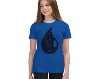 MTG Blue Mana Kid's Shirt | Island Mana | Blue Mana | Short-Sleeve Unisex T-Shirt