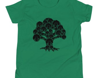 MTG Green Mana Kid's Shirt | Forest Mana | Green Mana | Short-Sleeve Unisex T-Shirt