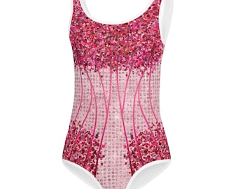New Taylor inspired flamingo pink lover outfit, Argentina, girls swimsuit (does not have real sequins, design is printed on fabric)
