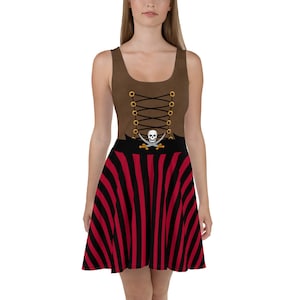 Disfraz de tavern Buccaneer para mujer, talla grande, disfraz de pirata de  lujo