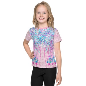 Pop Star concert t-shirt for kids, Halloween costume, (not real sparkles, sequins or jewels, design is printed onto fabric)