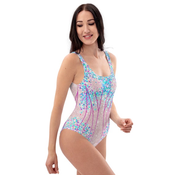 One piece glitter outfit deals