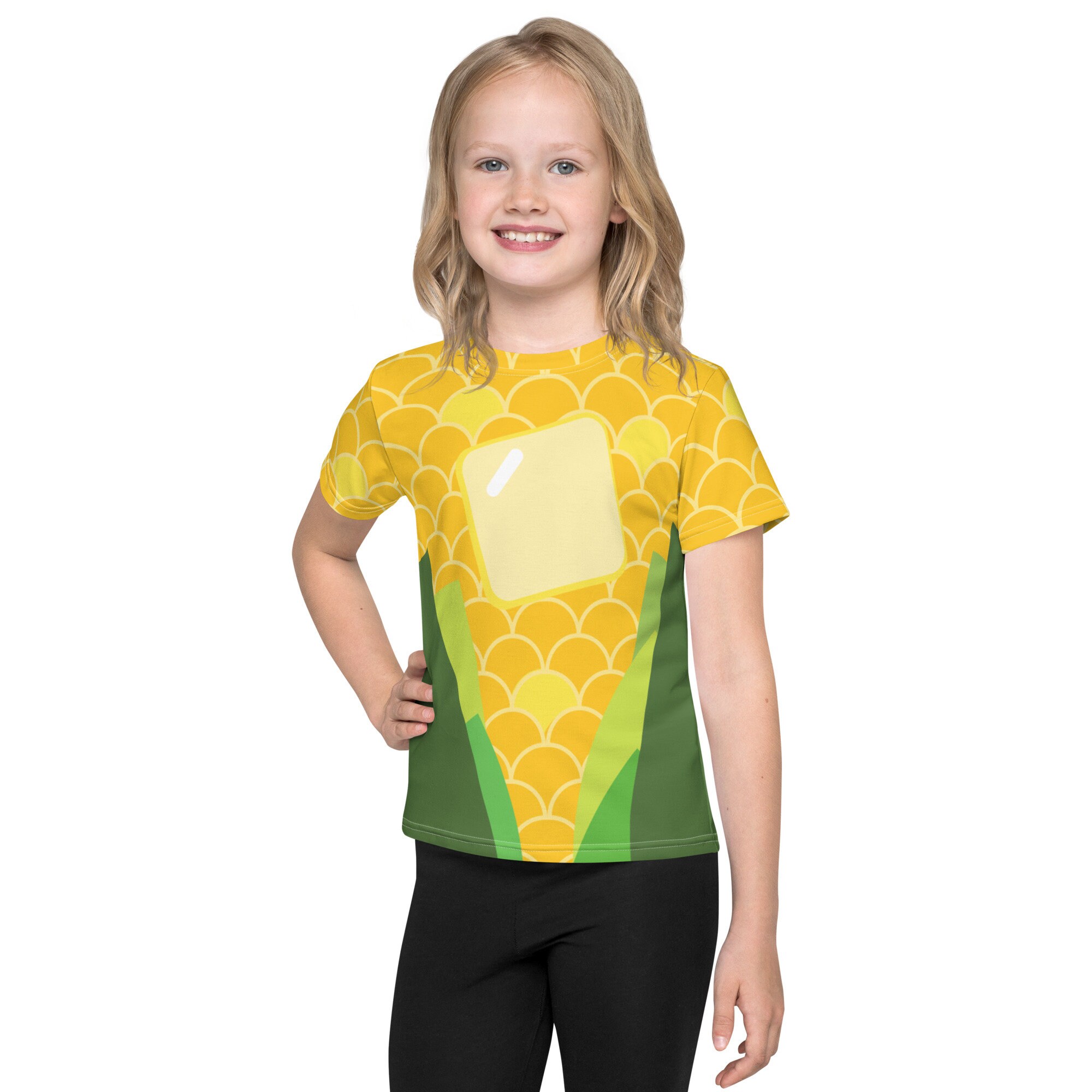 Mais-Kostüm für Kleinkinder und kleine Kinder, Halloween-Kostüm, Kinder-T-Shirt mit Rundhalsausschnitt, passende Kostüme, Mama und ich