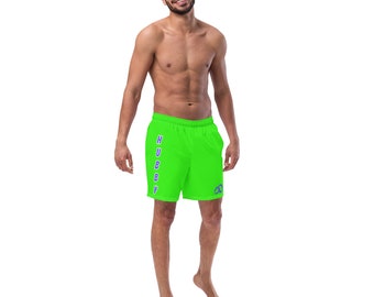 Groom Lime vert néon Maillots de bain pour hommes