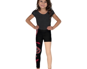 Kid's Taylor inspired red snake Leggings, concert outfit, Halloween costume, (Not real sparkles, printed on fabric)